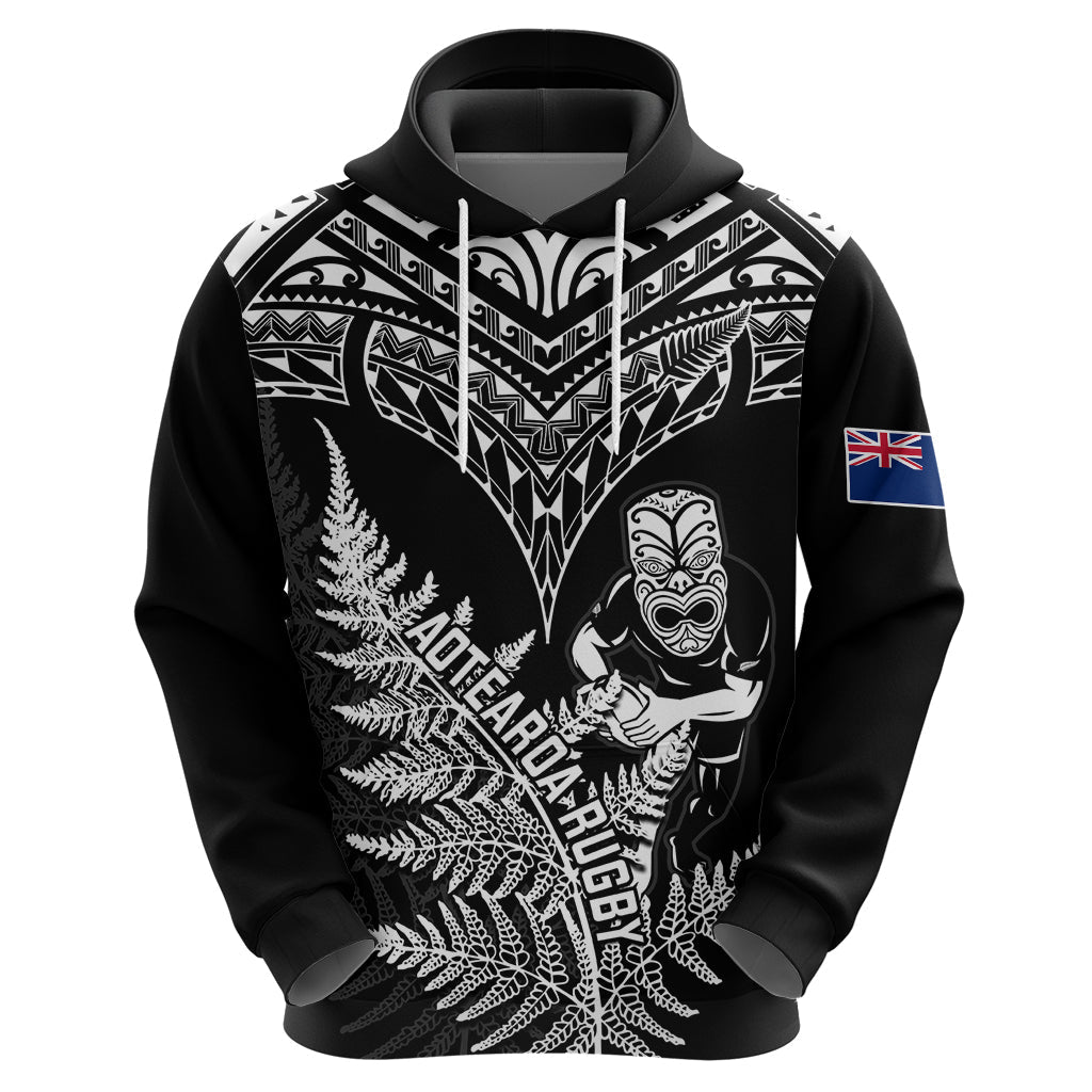 New Zealand Silver Fern Rugby Hoodie Go All Black 2023 World Cup LT14