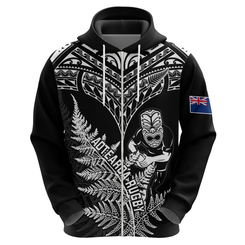 New Zealand Silver Fern Rugby Hoodie Go All Black 2023 World Cup LT14