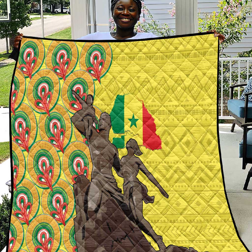 Senegal Monument de la Renaissance Quilt Africaine Ankara Pattern LT14