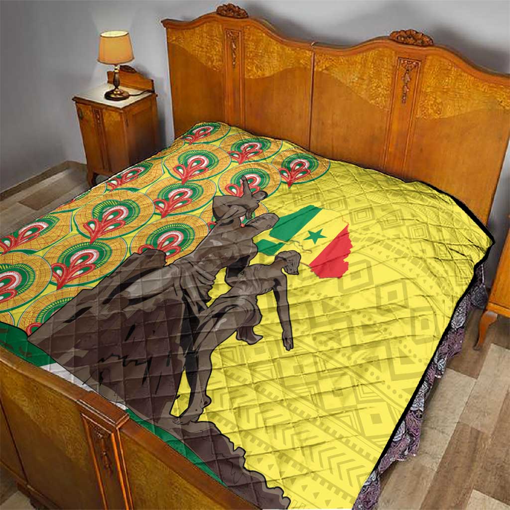 Senegal Monument de la Renaissance Quilt Africaine Ankara Pattern LT14