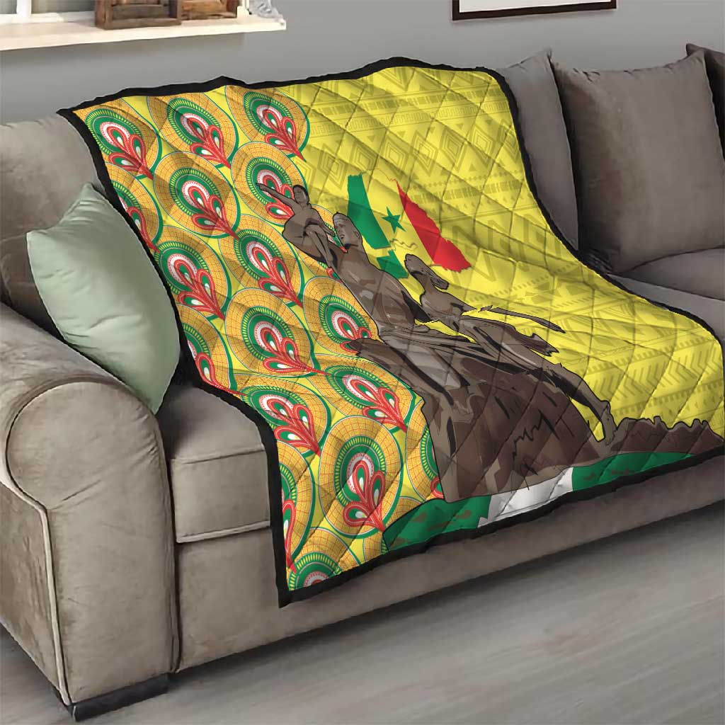 Senegal Monument de la Renaissance Quilt Africaine Ankara Pattern LT14