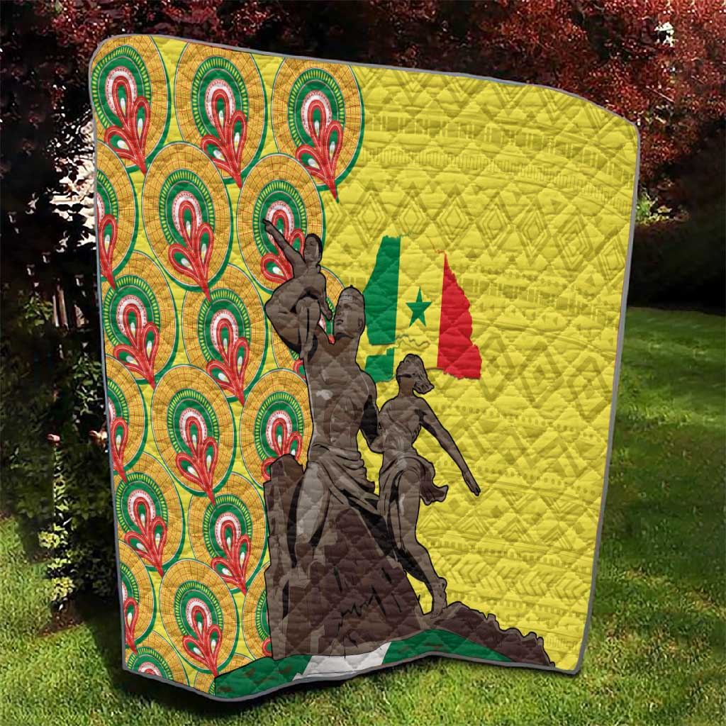 Senegal Monument de la Renaissance Quilt Africaine Ankara Pattern LT14
