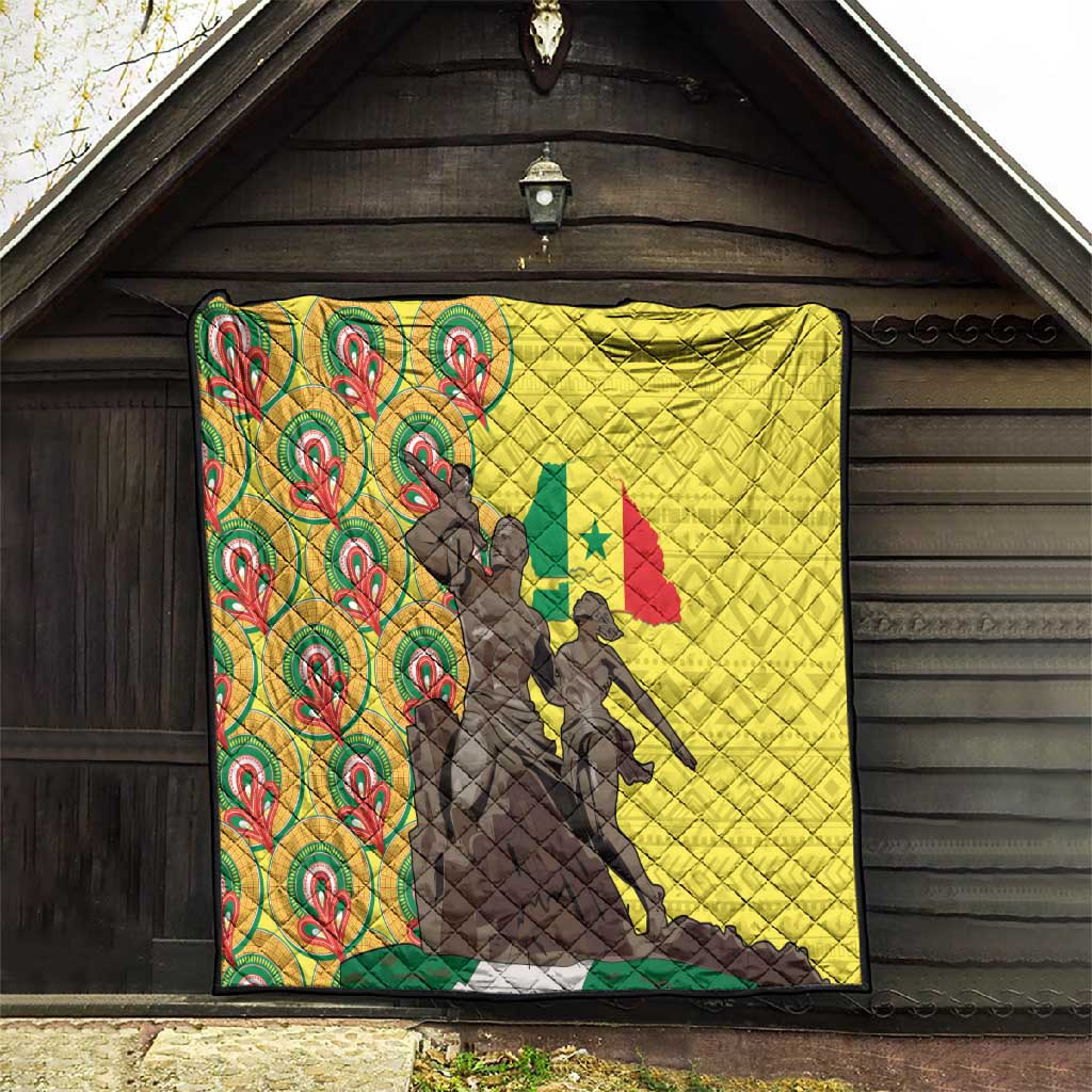 Senegal Monument de la Renaissance Quilt Africaine Ankara Pattern LT14