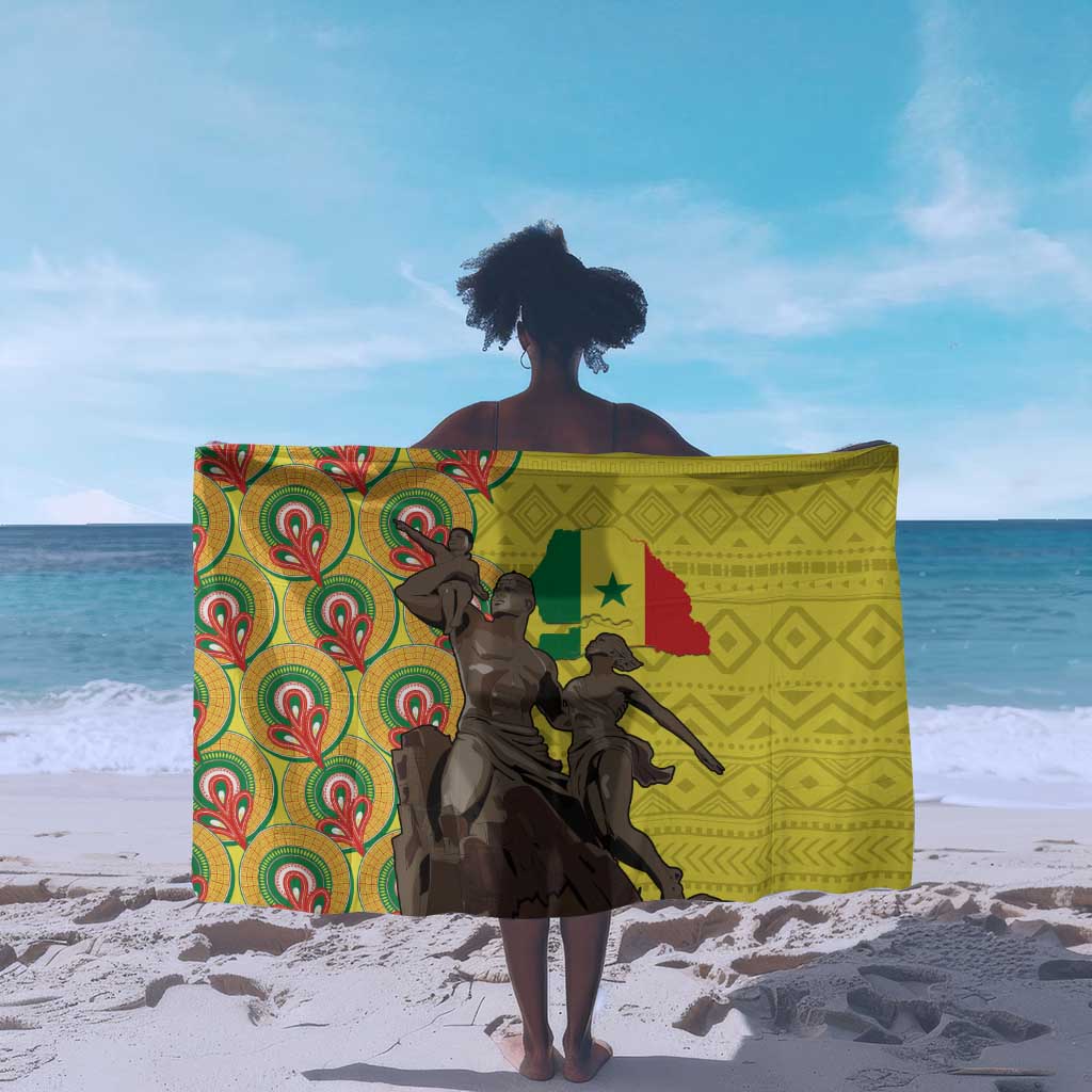 Senegal Monument de la Renaissance Sarong Africaine Ankara Pattern LT14