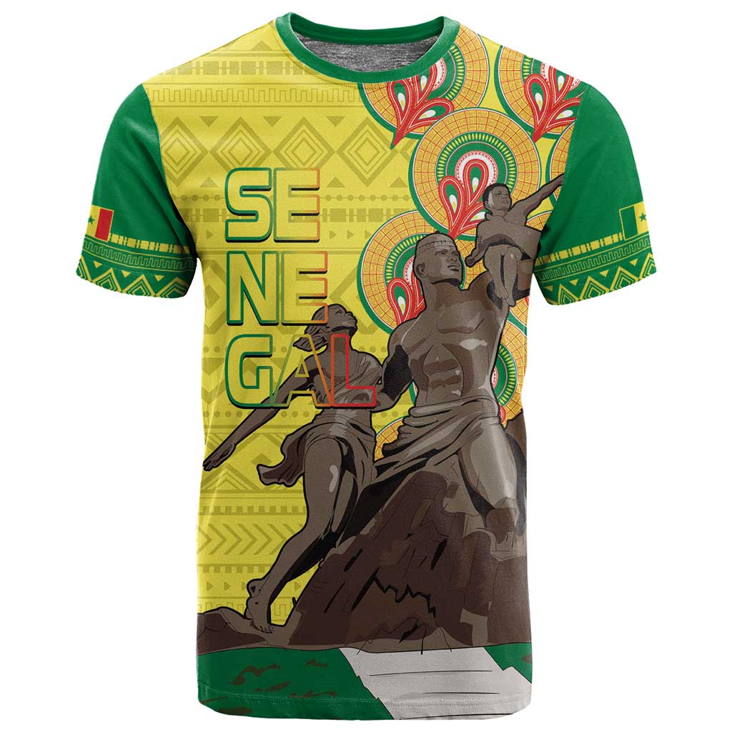 Senegal Monument de la Renaissance T shirt Africaine Ankara Pattern LT14