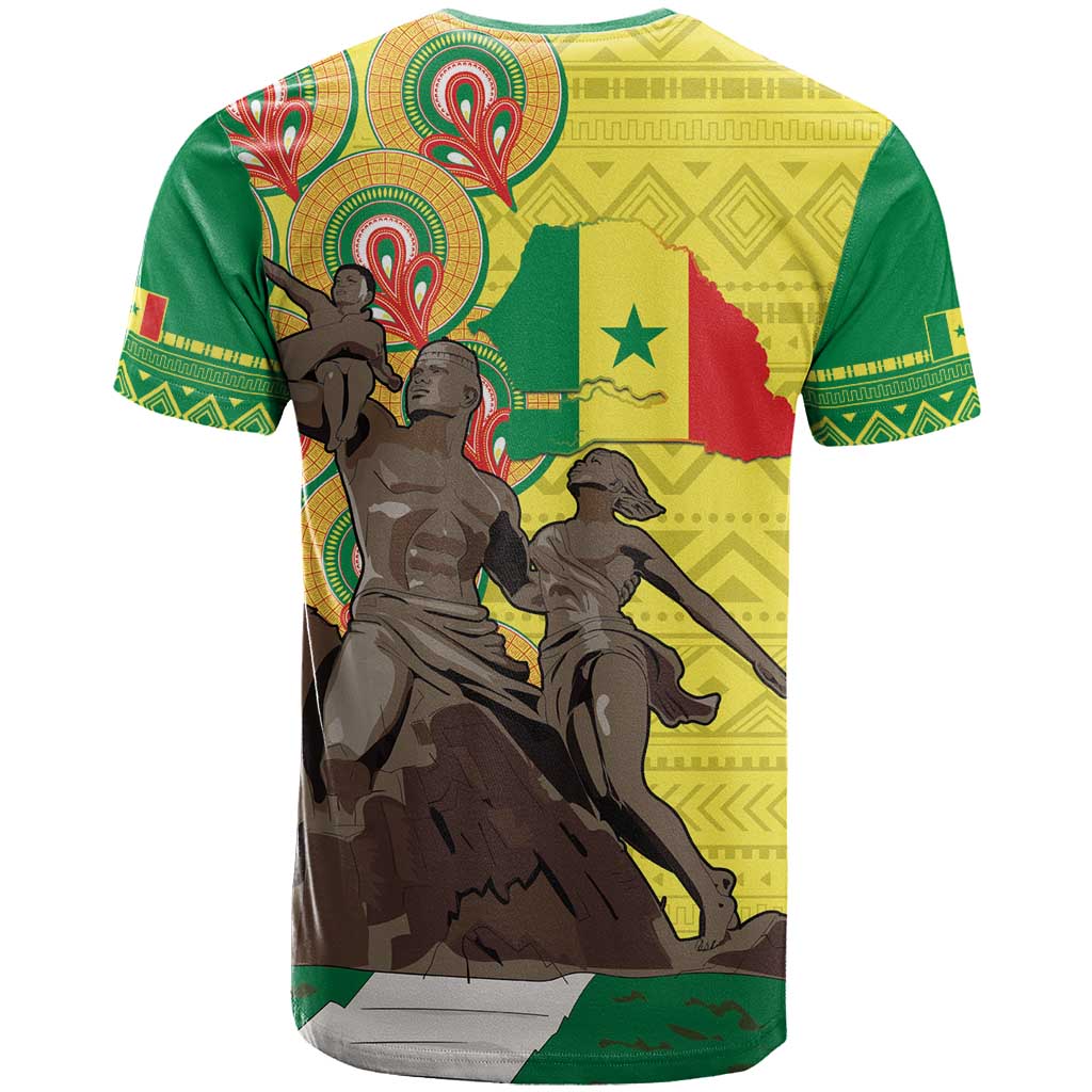 Senegal Monument de la Renaissance T shirt Africaine Ankara Pattern LT14