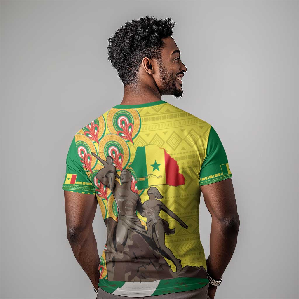 Senegal Monument de la Renaissance T shirt Africaine Ankara Pattern LT14