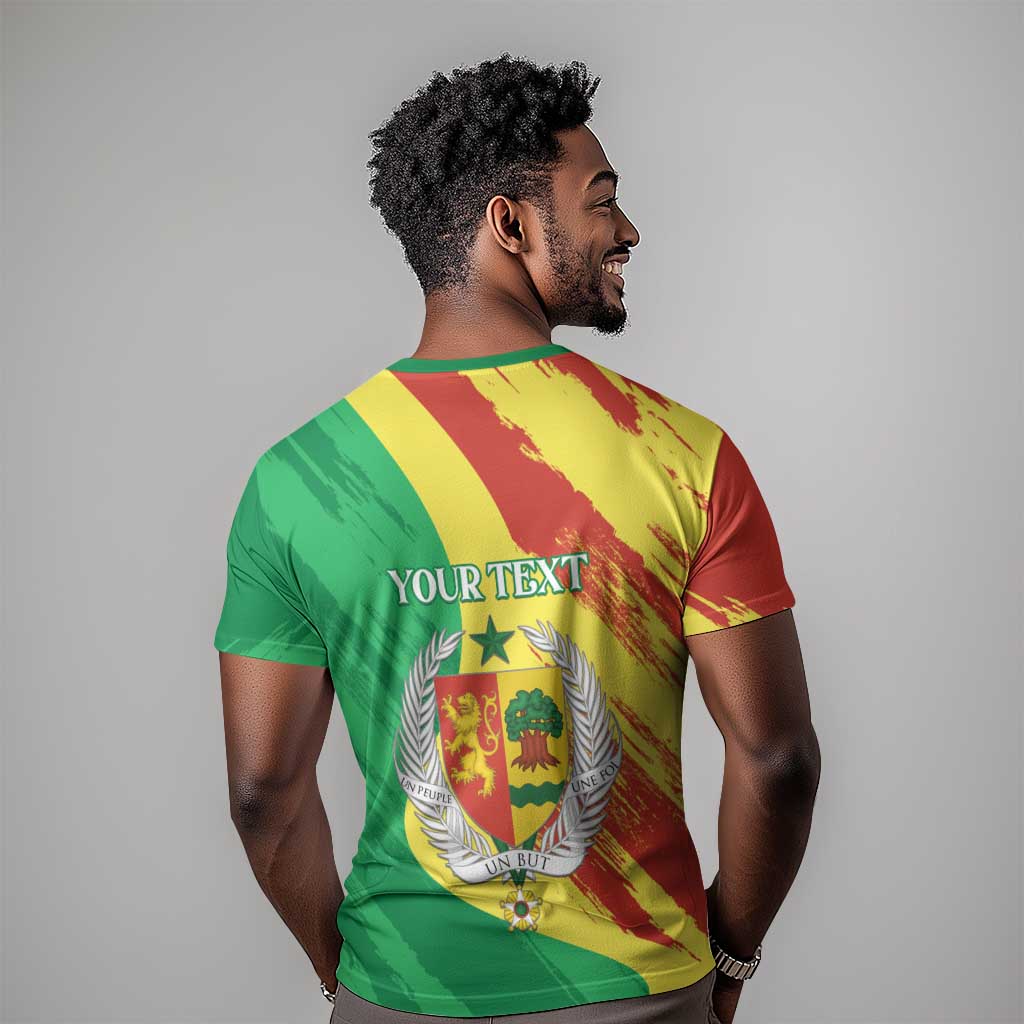 Afro Senegal Independence Day T shirt Coat Of Arms Grunge Style LT14