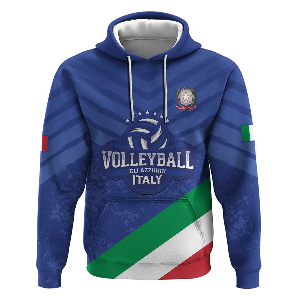 Custom Italy Volleyball Hoodie 2025 Gli Azzurri LT14