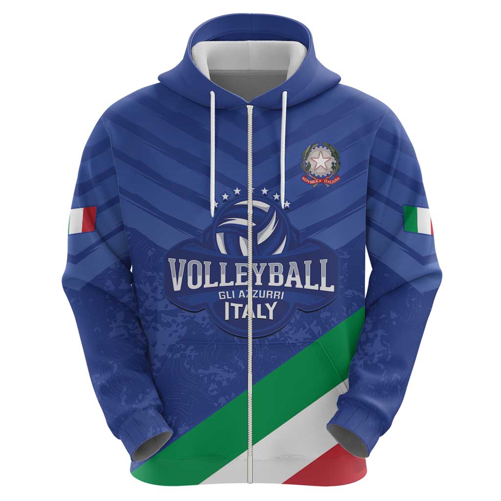 Custom Italy Volleyball Hoodie 2025 Gli Azzurri LT14