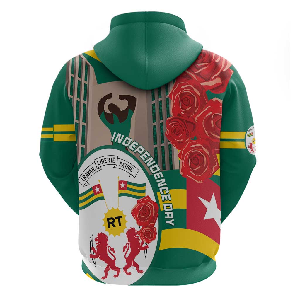 Togo Independence Day Hoodie Happy April 27th Coat Of Arms LT14