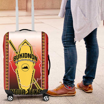 Personalised Bukidnon Philippines Luggage Cover The Food Basket of Region X LT14