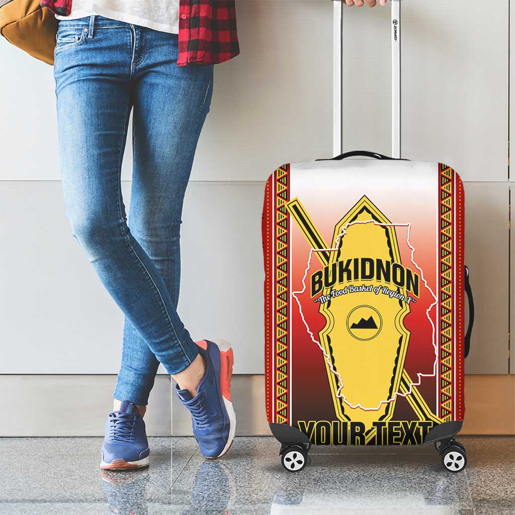 Personalised Bukidnon Philippines Luggage Cover The Food Basket of Region X LT14