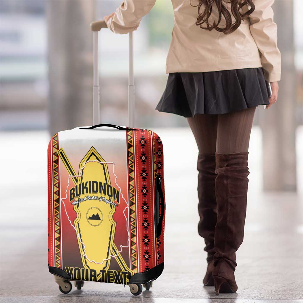Personalised Bukidnon Philippines Luggage Cover The Food Basket of Region X LT14