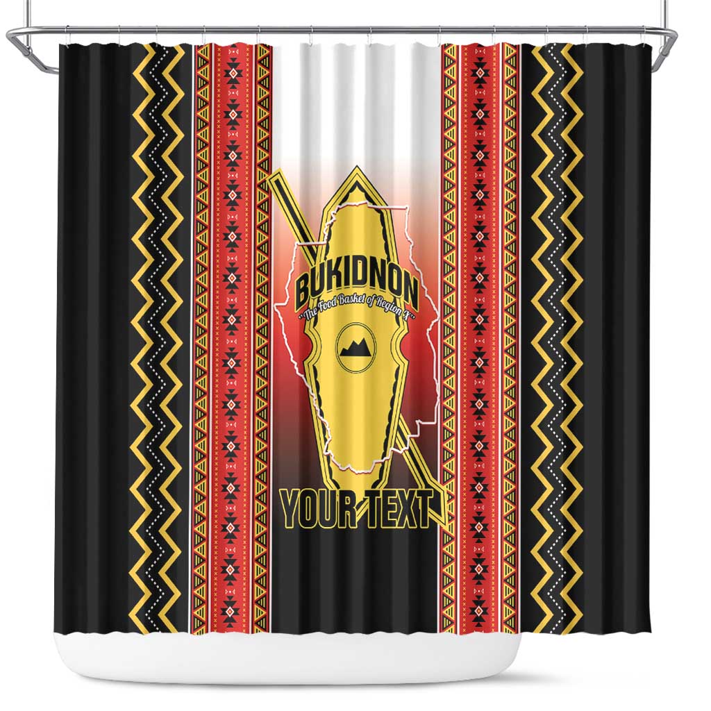 Personalised Bukidnon Philippines Shower Curtain The Food Basket of Region X LT14