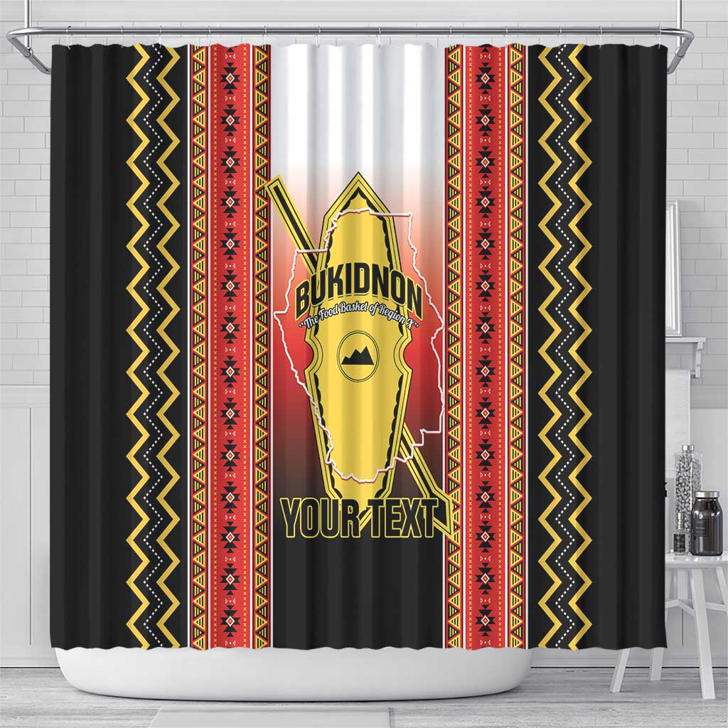 Personalised Bukidnon Philippines Shower Curtain The Food Basket of Region X LT14