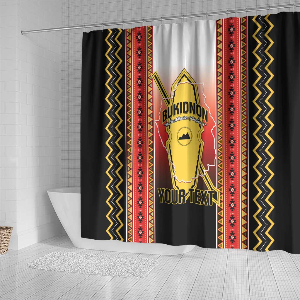Personalised Bukidnon Philippines Shower Curtain The Food Basket of Region X LT14