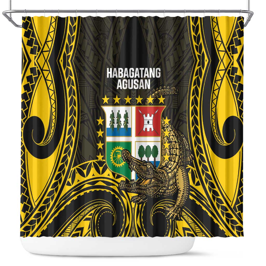 Agusan del Sur Philippines Shower Curtain Habagatang Agusan Lolong LT14