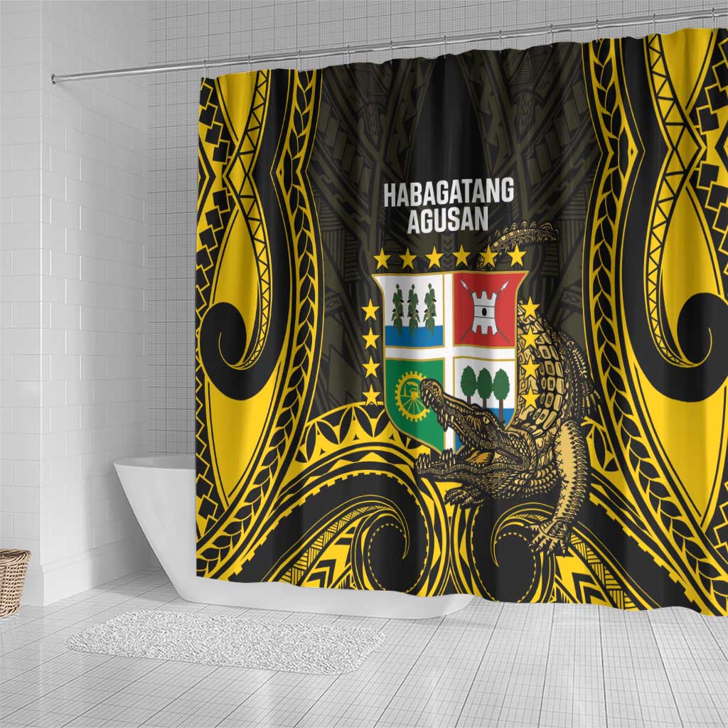 Agusan del Sur Philippines Shower Curtain Habagatang Agusan Lolong LT14
