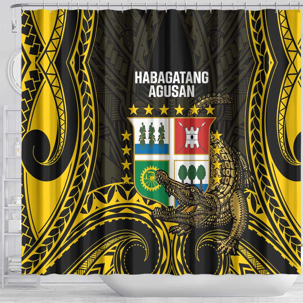 Agusan del Sur Philippines Shower Curtain Habagatang Agusan Lolong LT14