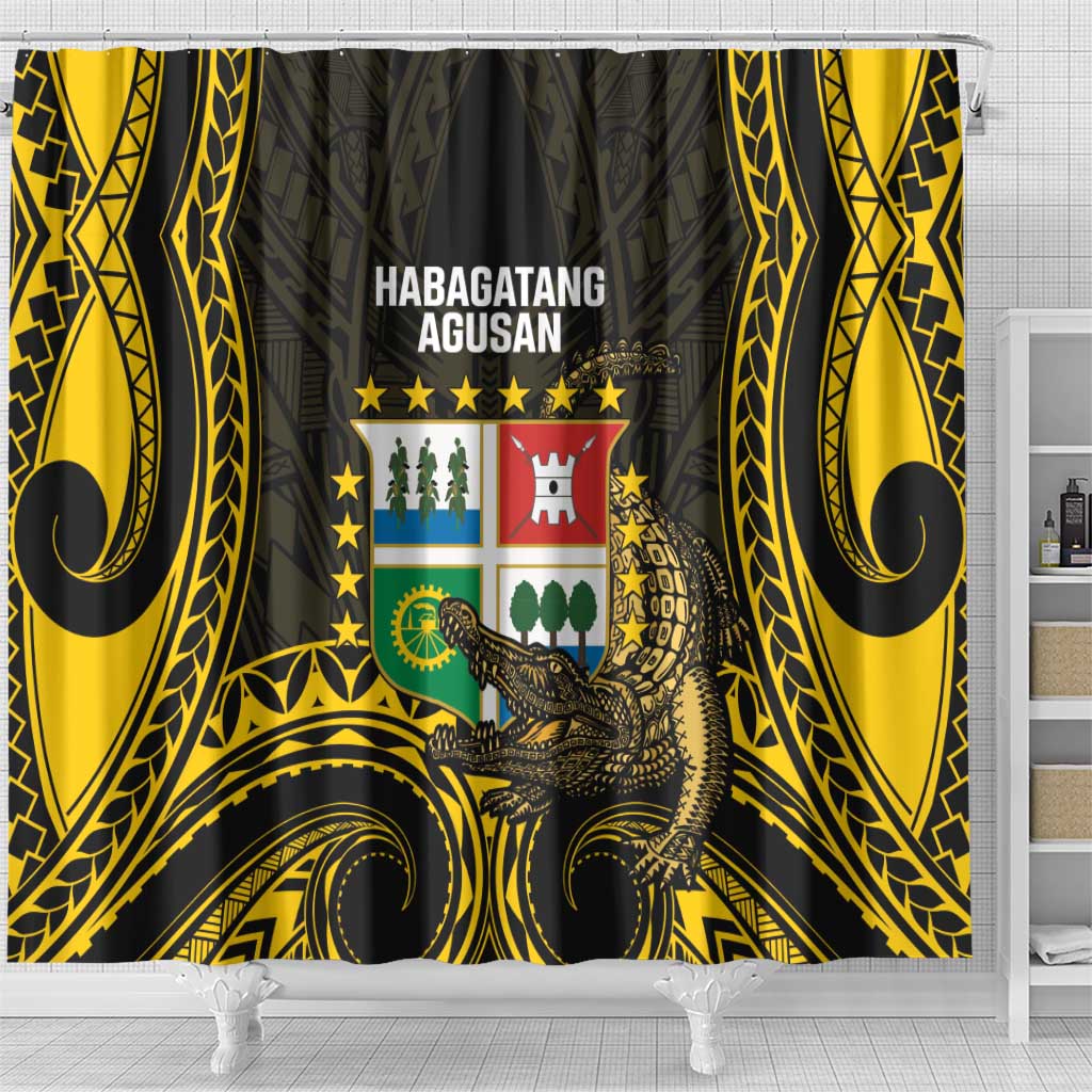 Agusan del Sur Philippines Shower Curtain Habagatang Agusan Lolong LT14