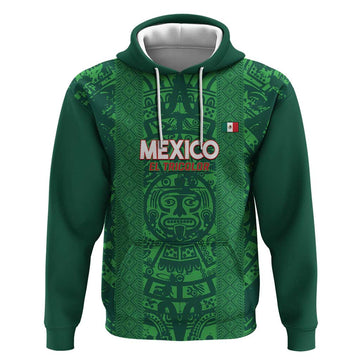 Custom Mexico Football Hoodie 2025 El Tri Champions Green Color LT14