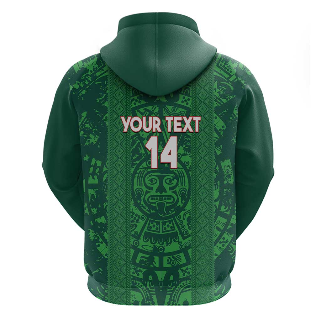 Custom Mexico Football Hoodie 2025 El Tri Champions Green Color LT14