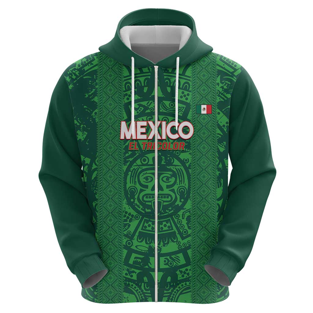 Custom Mexico Football Hoodie 2025 El Tri Champions Green Color LT14