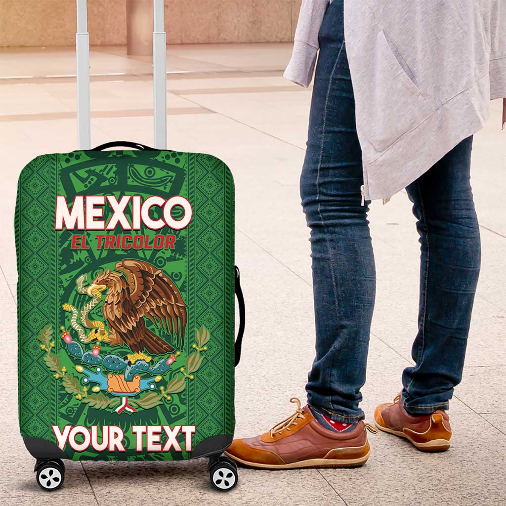 Custom Mexico Football Luggage Cover 2025 El Tri Champions Green Color LT14