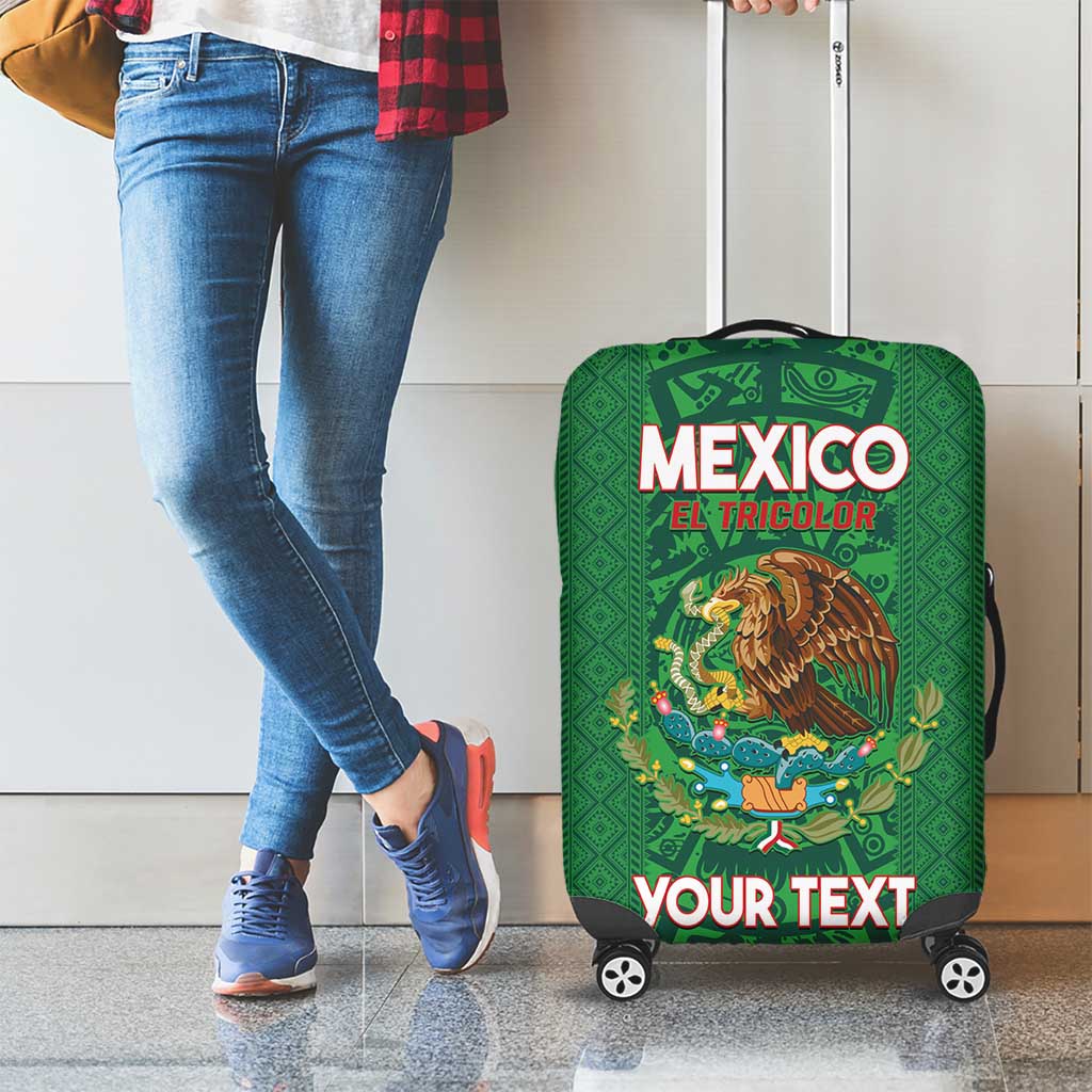 Custom Mexico Football Luggage Cover 2025 El Tri Champions Green Color LT14