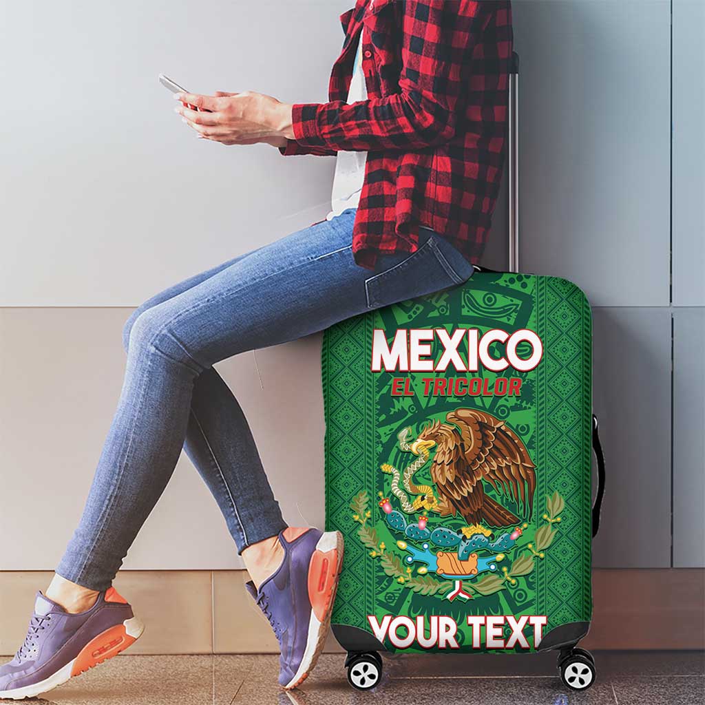 Custom Mexico Football Luggage Cover 2025 El Tri Champions Green Color LT14