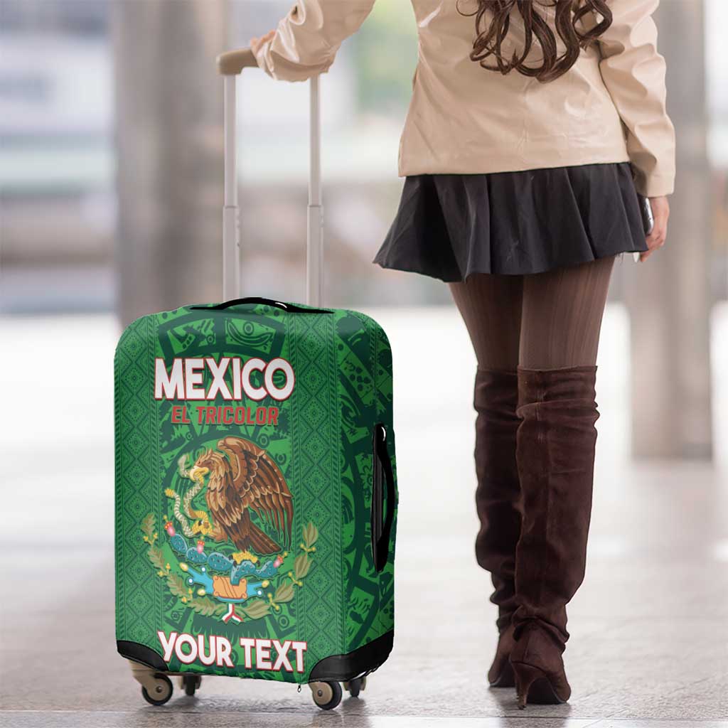 Custom Mexico Football Luggage Cover 2025 El Tri Champions Green Color LT14