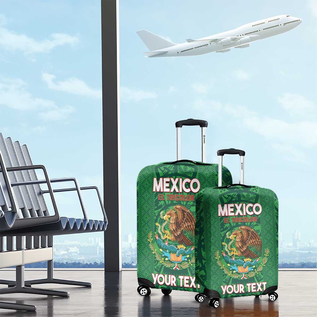 Custom Mexico Football Luggage Cover 2025 El Tri Champions Green Color LT14
