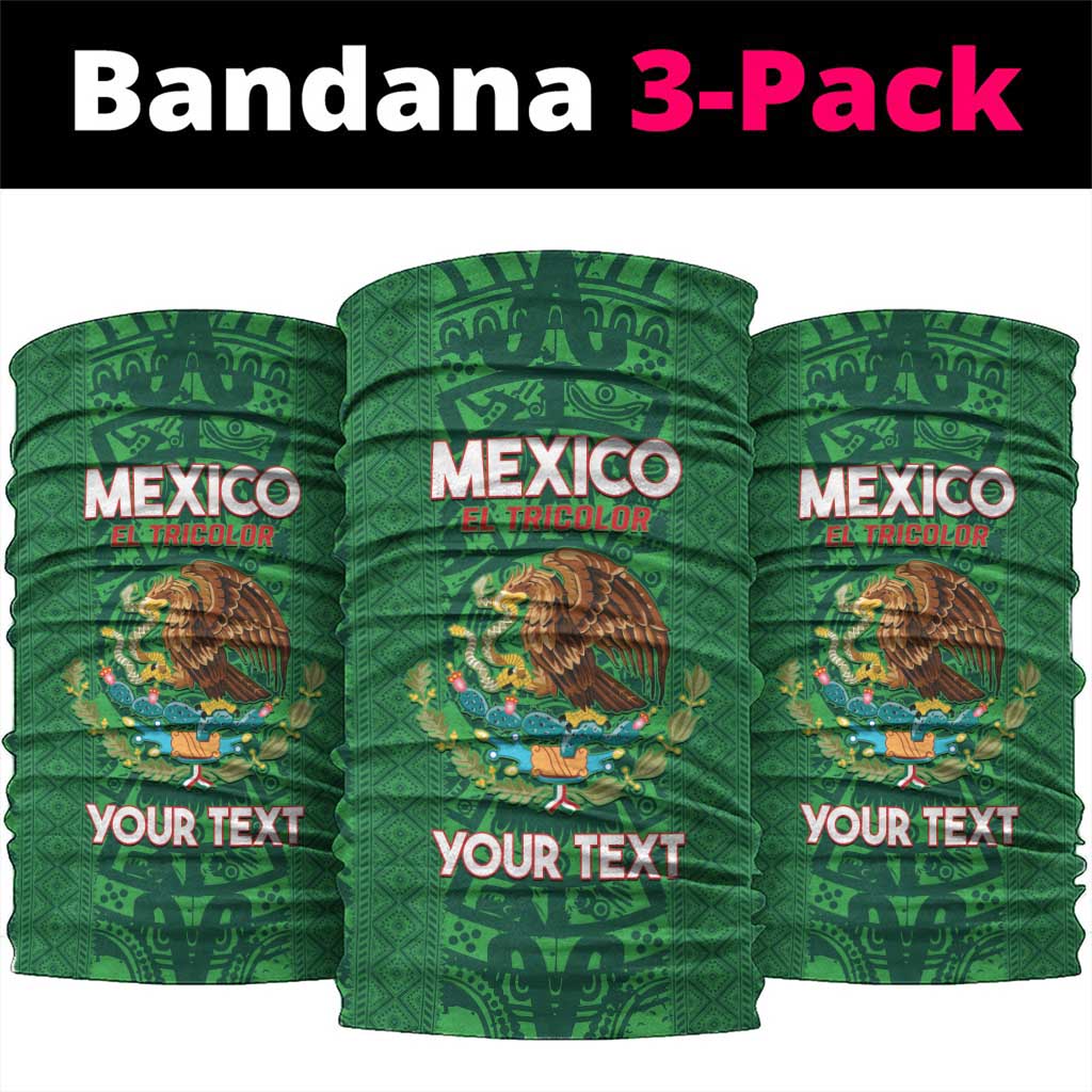 Custom Mexico Football Neck Gaiter 2025 El Tri Champions Green Color LT14