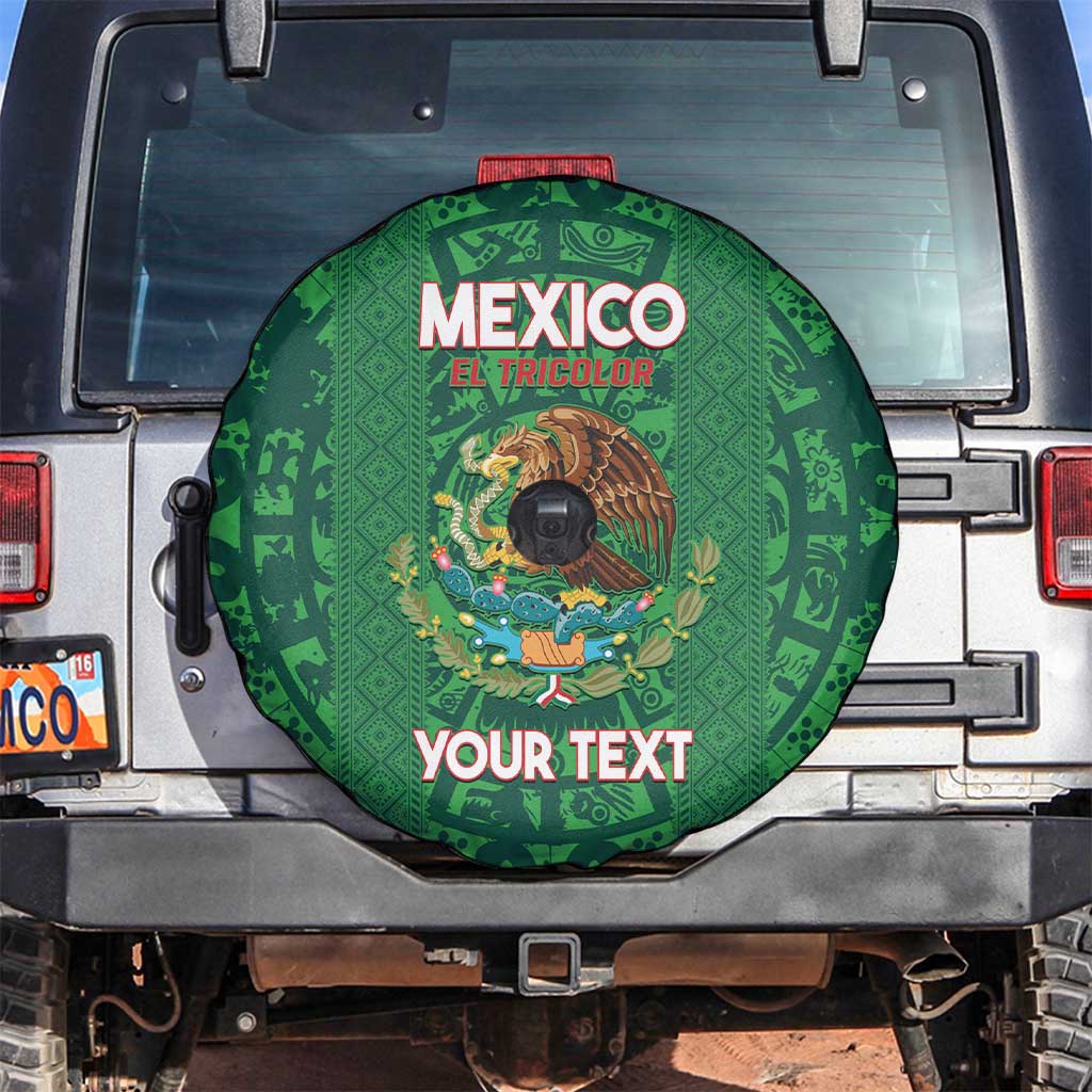 Custom Mexico Football Spare Tire Cover 2025 El Tri Champions Green Color LT14