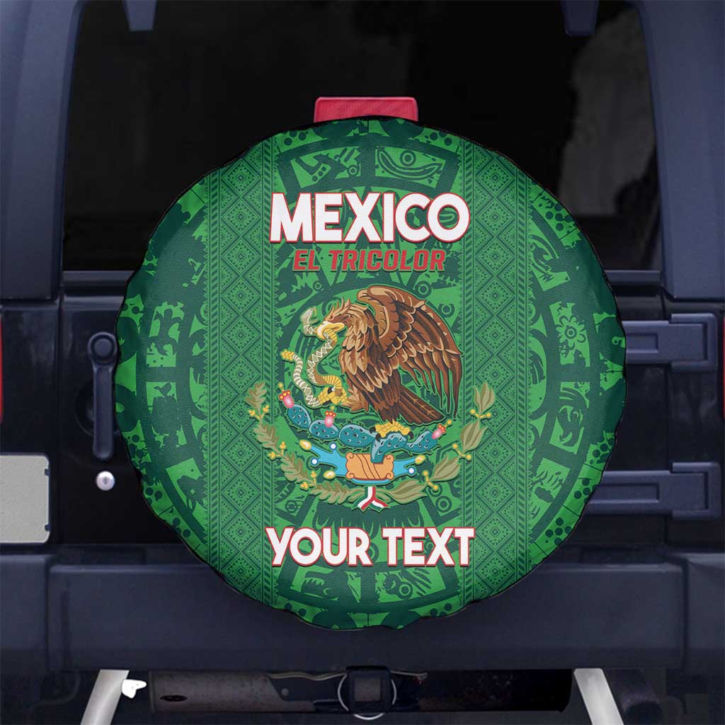 Custom Mexico Football Spare Tire Cover 2025 El Tri Champions Green Color LT14
