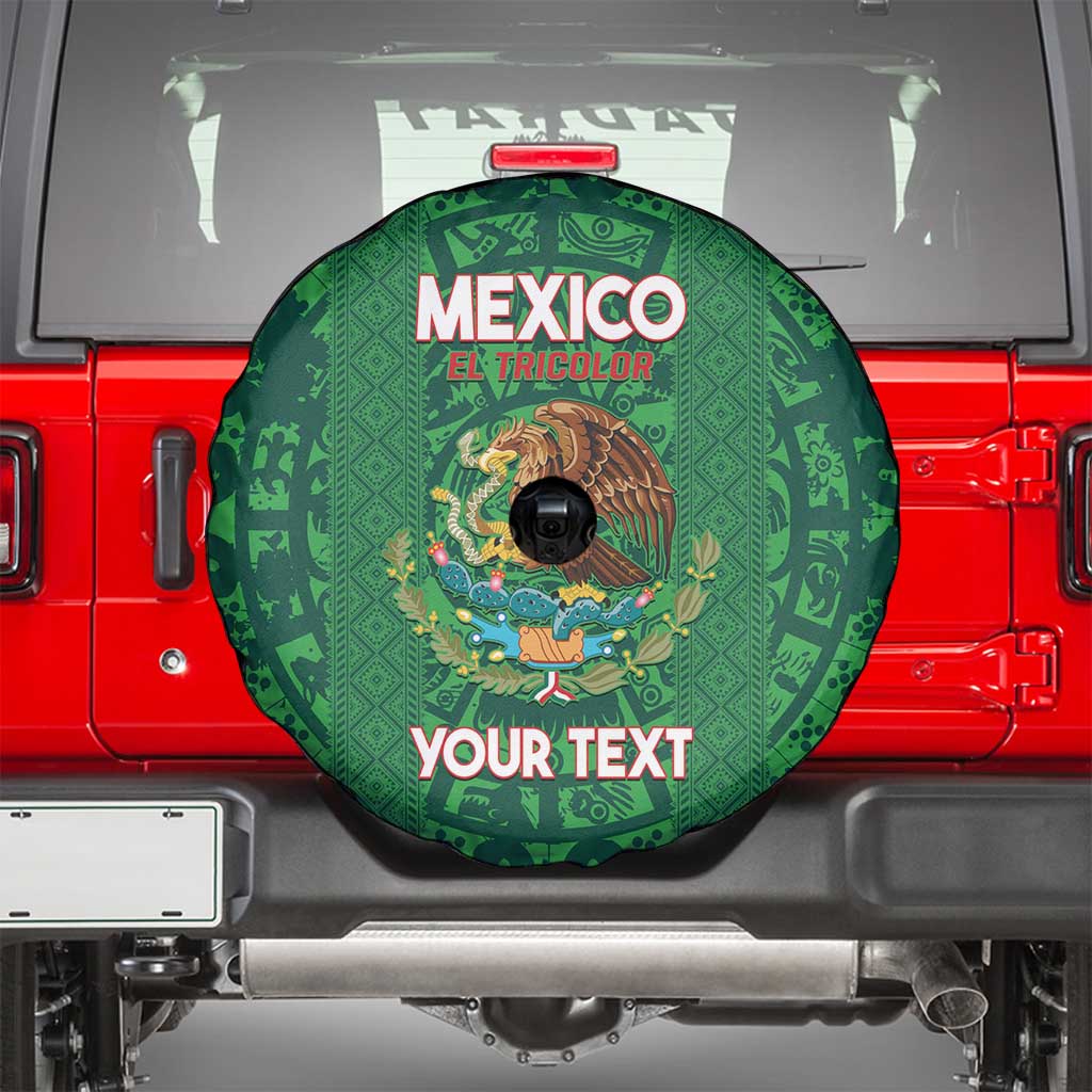 Custom Mexico Football Spare Tire Cover 2025 El Tri Champions Green Color LT14