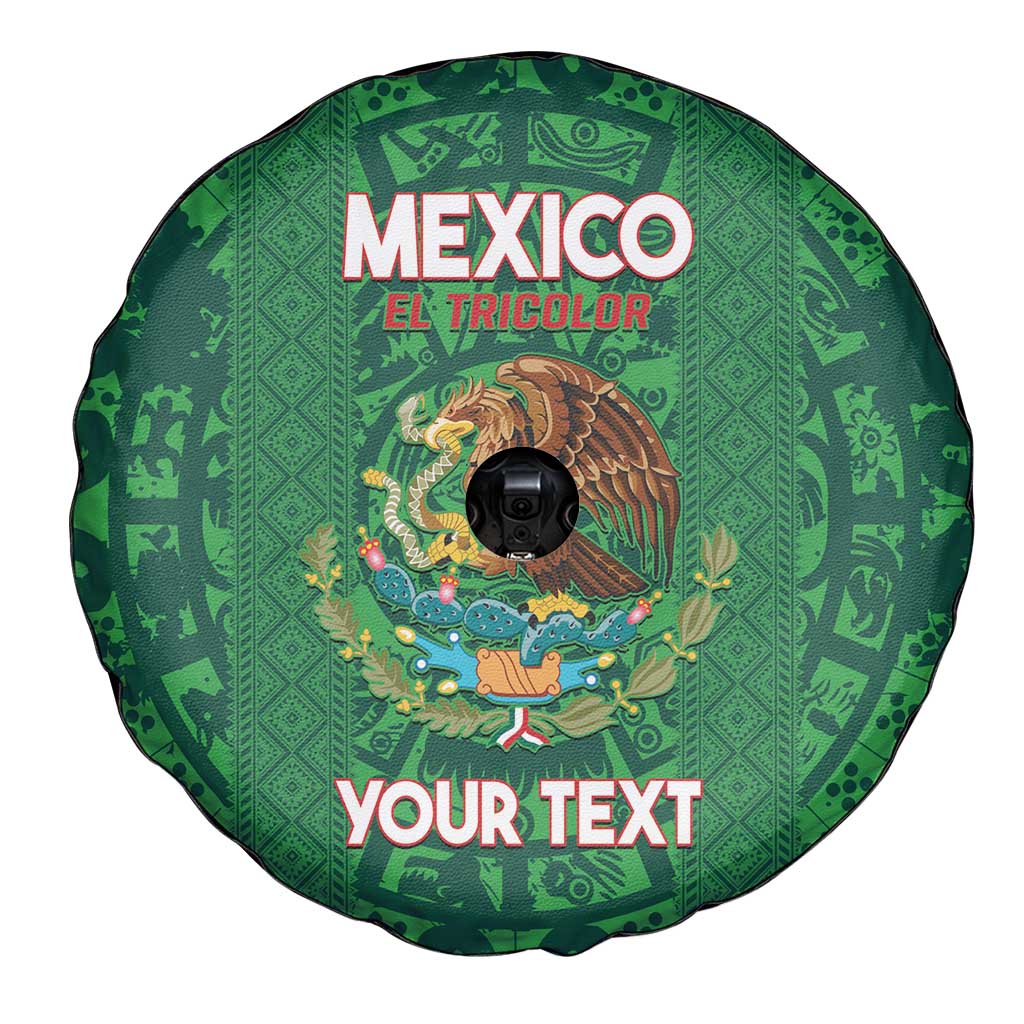Custom Mexico Football Spare Tire Cover 2025 El Tri Champions Green Color LT14