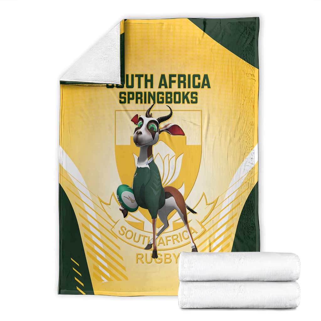 South Africa Rugby Blanket Cute Springboks Mascot LT14