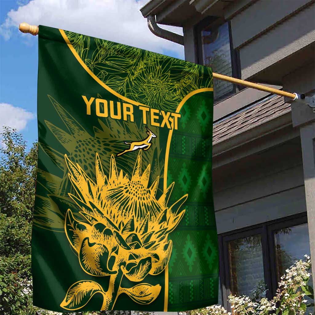 Custom South Africa Rugby Garden Flag Go Champions Springboks Flower LT14