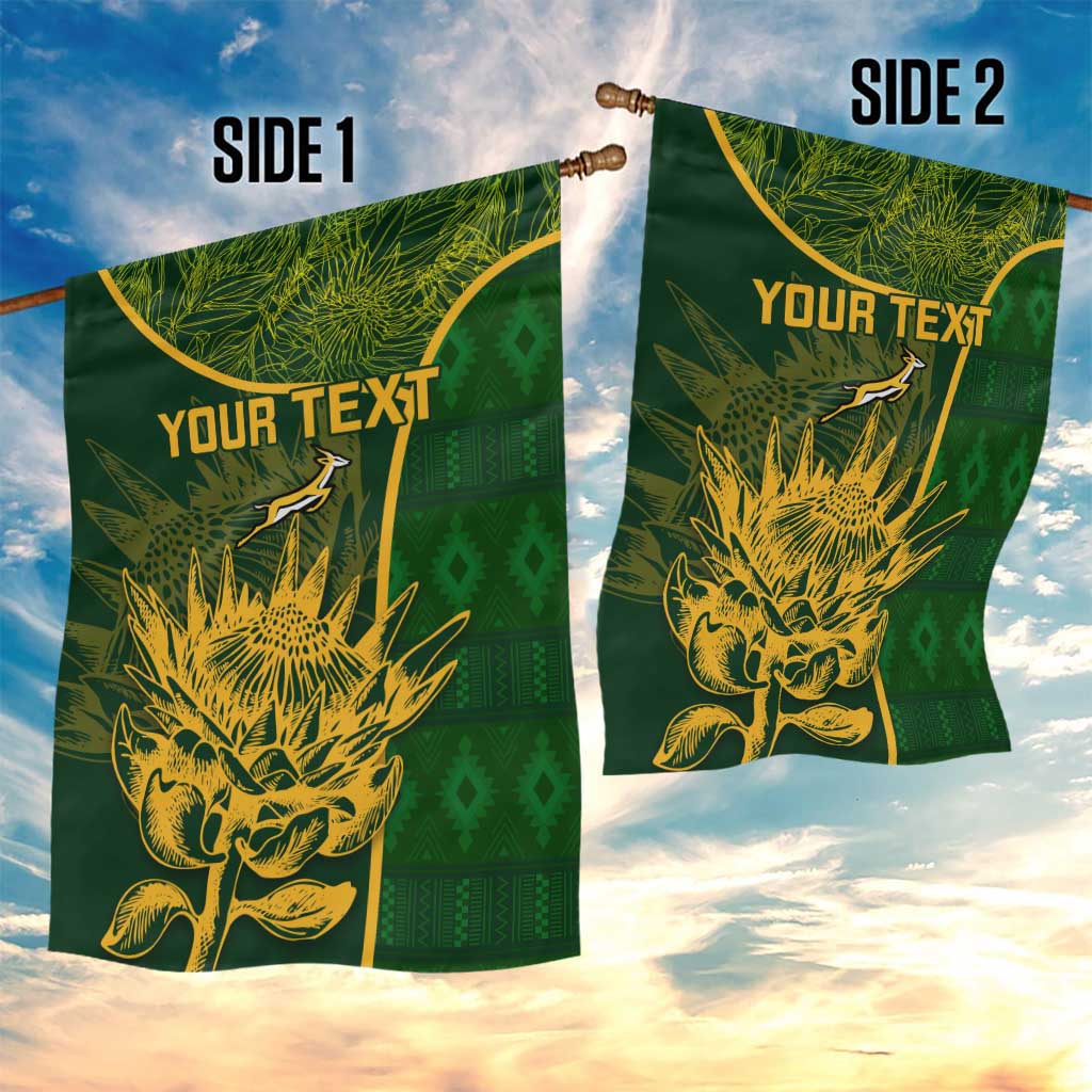 Custom South Africa Rugby Garden Flag Go Champions Springboks Flower LT14