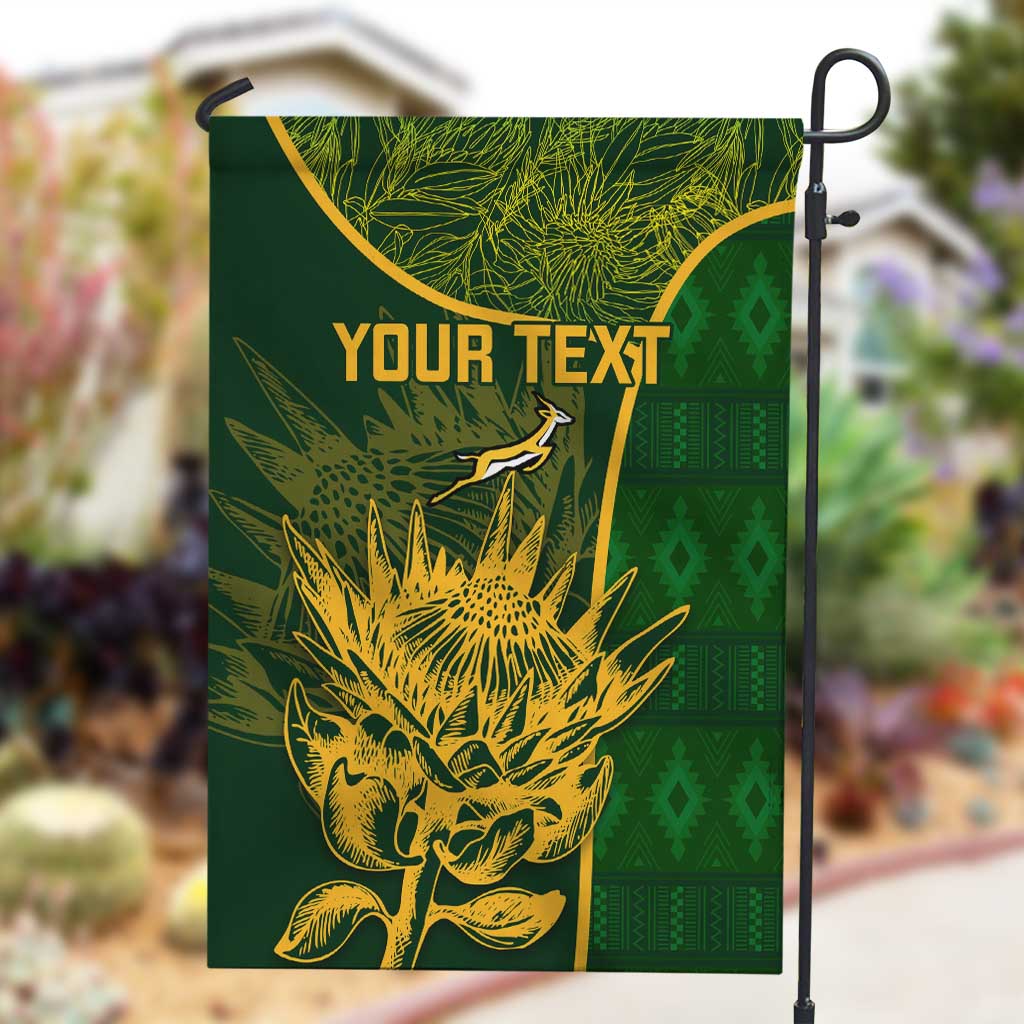 Custom South Africa Rugby Garden Flag Go Champions Springboks Flower LT14