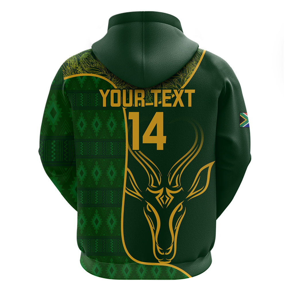 Custom South Africa Rugby Hoodie 2023 Go Champions Springboks With Protea LT14