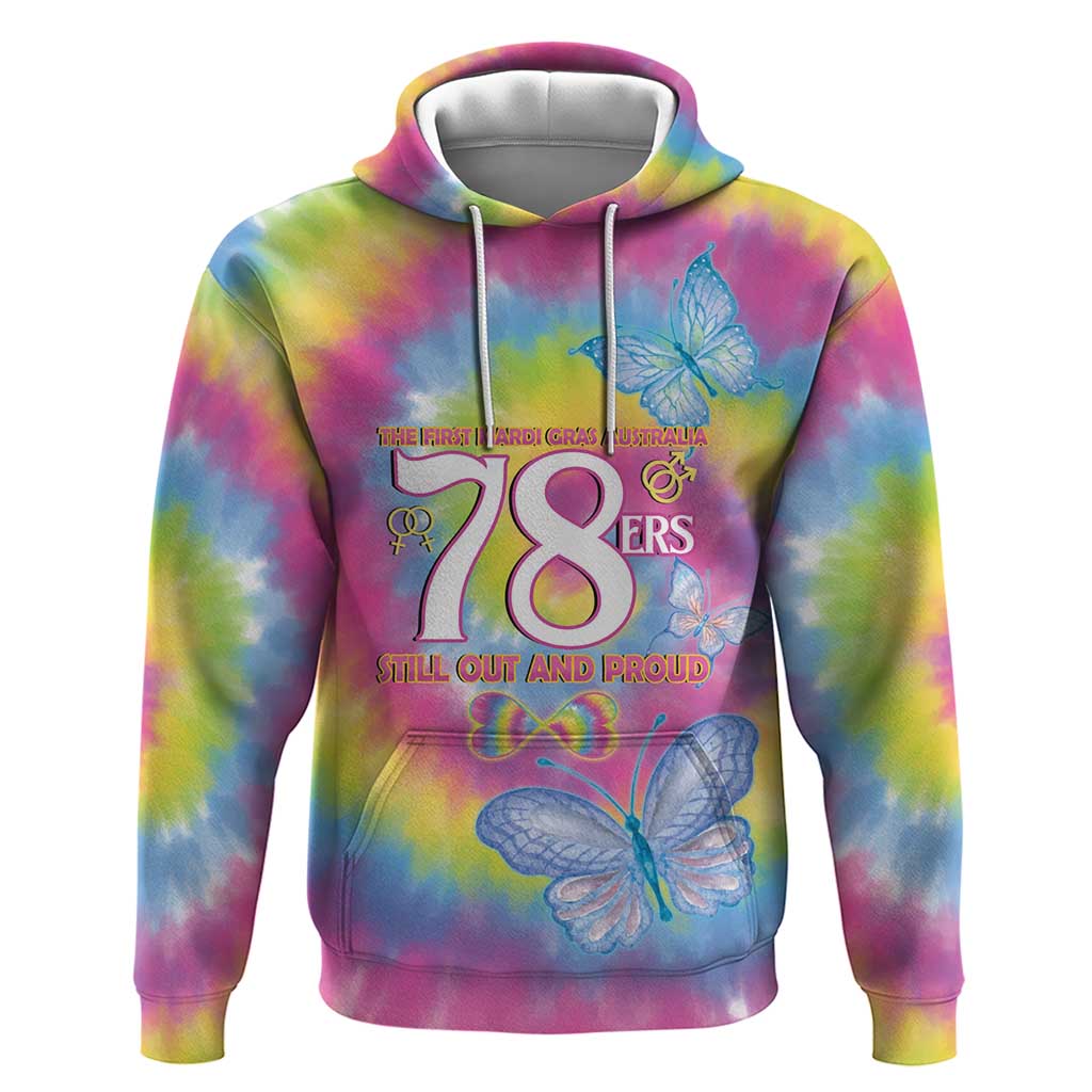 First Sydney Madri Gras Australia Hoodie 78ers Still Out And Proud LT14