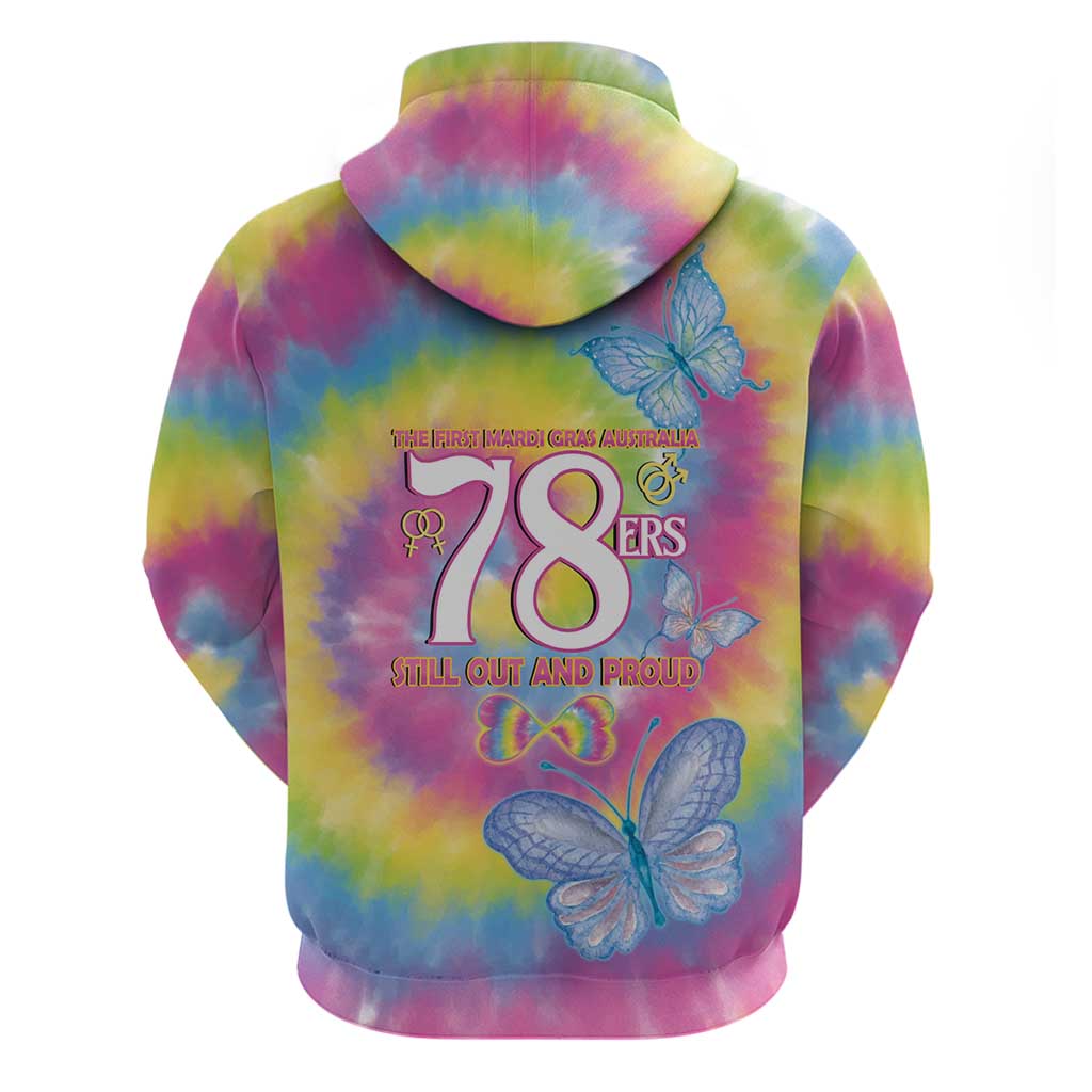 First Sydney Madri Gras Australia Hoodie 78ers Still Out And Proud LT14