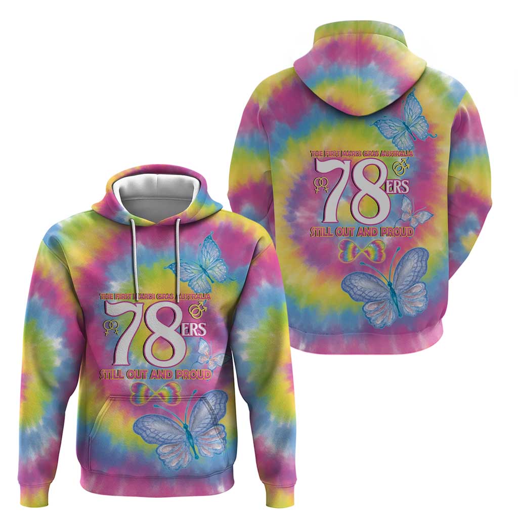 First Sydney Madri Gras Australia Hoodie 78ers Still Out And Proud LT14