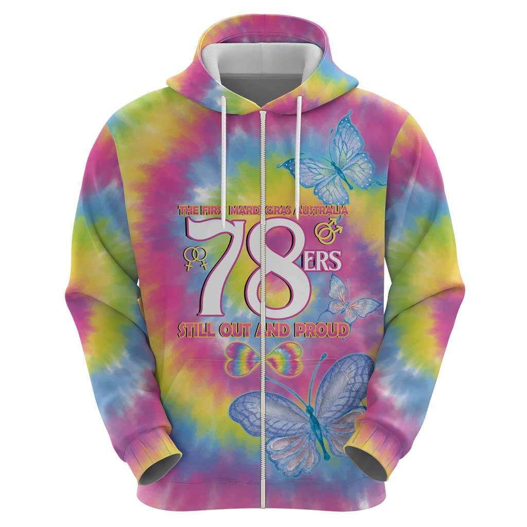 First Sydney Madri Gras Australia Hoodie 78ers Still Out And Proud LT14