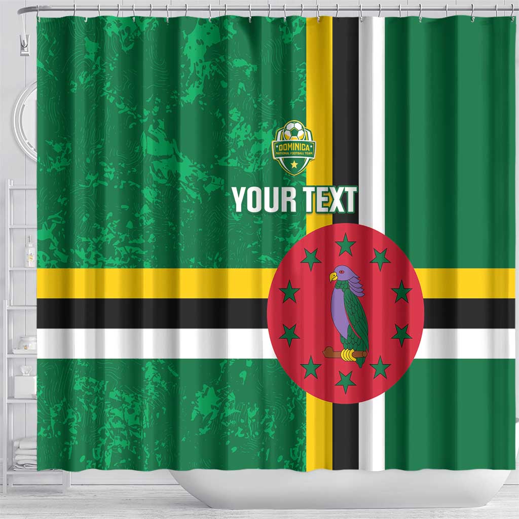 Custom Dominica Football Shower Curtain 2025 Go Dominik LT14