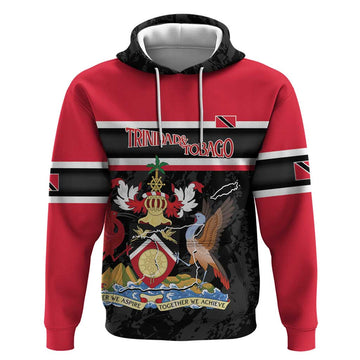 Trinidad and Tobago Hoodie Together We Aspire Together We Achieve LT14