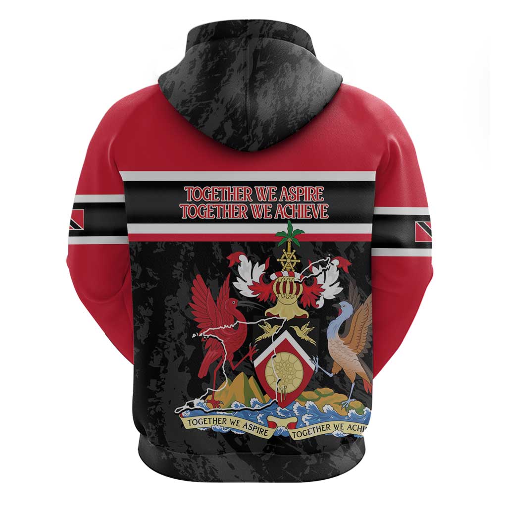 Trinidad and Tobago Hoodie Together We Aspire Together We Achieve LT14